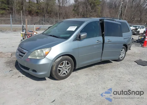 2007 Honda Odyssey Ex-L z USA, uszkodzony, nr VIN 5FNRL38667B122382